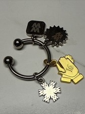 Weight Watchers WW Keychain Key Holder W/ 16 Week Clapping/Applause Charm Lot 4