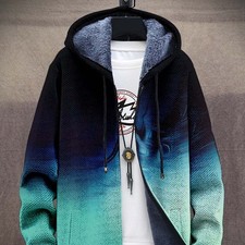 Men's New Creative 3D Digital Printing Jacket Loose and Comfortable