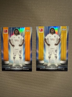 2023-24 Topps Chrome Bundesliga Manu Kone Koné Ultra Beam /25 + /50 Borussia MG
