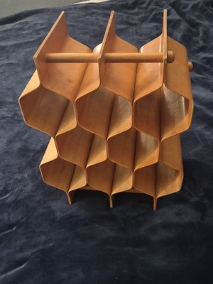 Rare/Vintage - Sculptural Wine Rack Designed by Torsten Johansson Ab Formtra