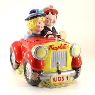 Campbells Kids COOKIE JAR Ceramic Going Places 11 Collector Edition 2005 Vintage