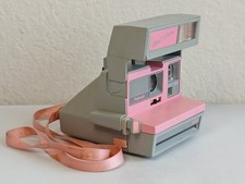 Vintage POLAROID Cool Cam 600 Series Pink Gray Untested SEE NOTE