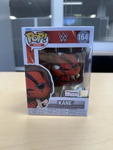Funko Pop! WWE Kane Fanatics Exclusive with Pin 164 New