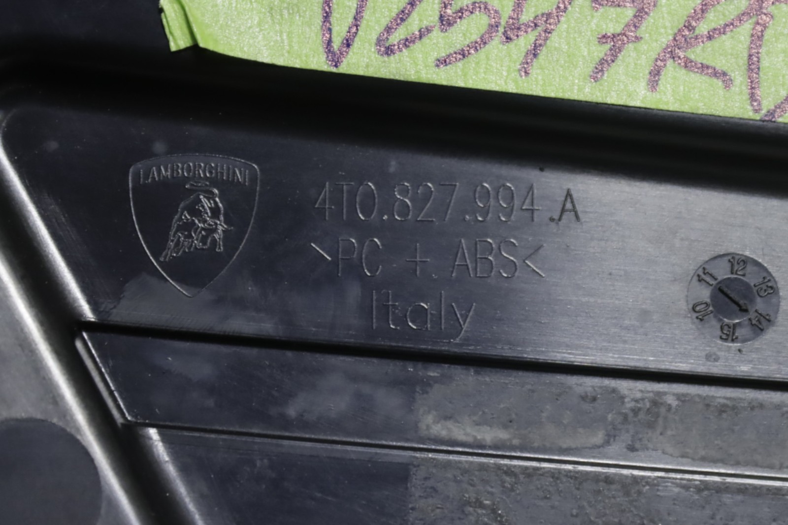 Lamborghini Huracan Fuel Tank Filler Flap Trim Panel Assembly 2015 - 2022 OEM