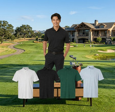 Adidas Men's Ultimate365 Ultra Soft Micro Print Golf Polo 2028 Regular Fit