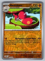 Medicham 100/182 Reverse Holo Uncommon SV10: Destined Rivals