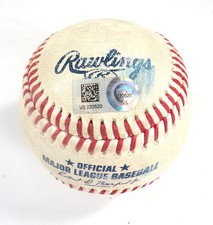 8-19-23 Phillies @ Nationals Game-Used Baseball Bryson Scott/Jake Irvin COA