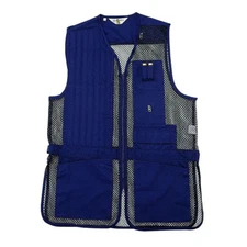 Bob Allen 240M Mesh Shooting Vest, Navy, Right Hand, Large - 30179