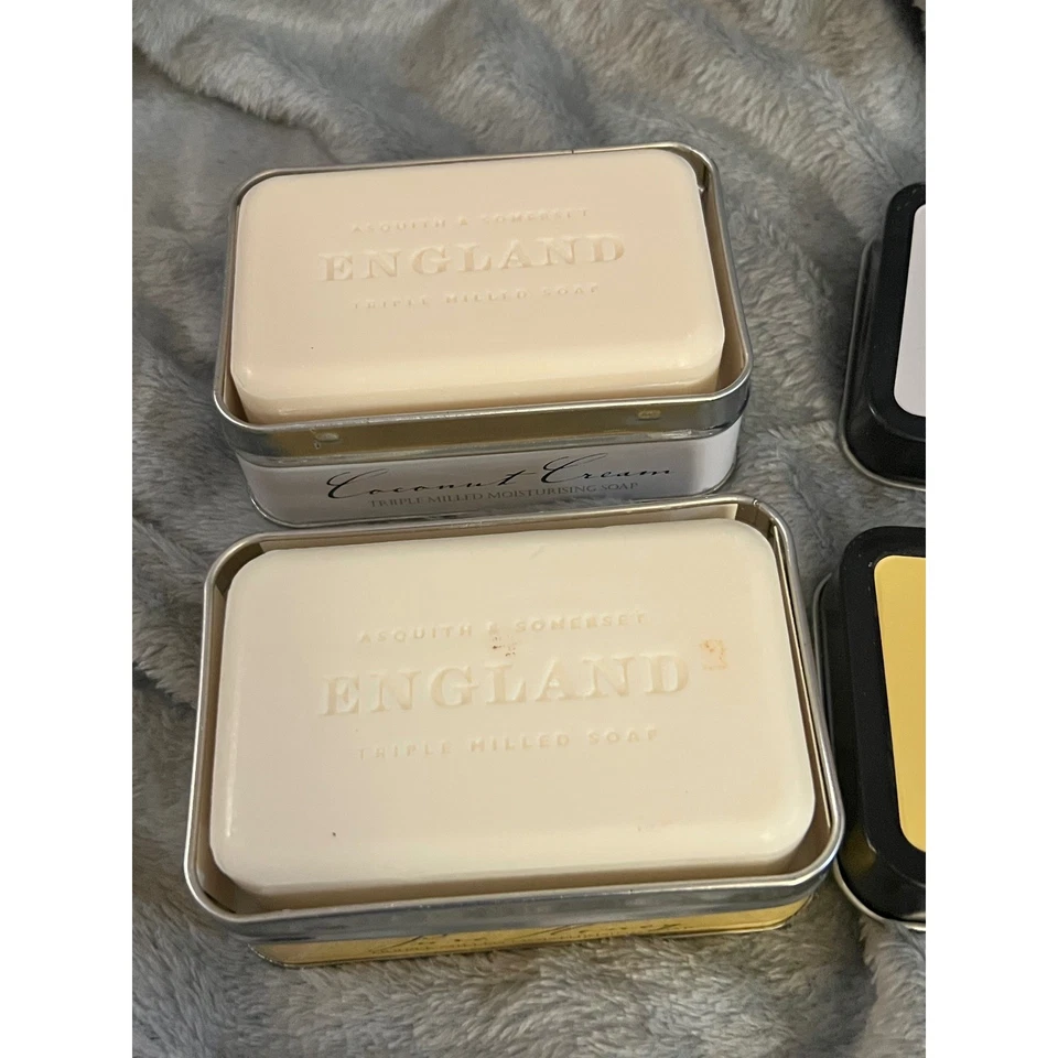 Juego de jabón para artículos de tocador Somerset crema de coco y miel pura triple molido 2 x 10,5 oz Foto 2 de 4