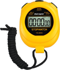Stopwatch Timer with Countdown, On/Off Simple Operation No Clock No Date, Digita