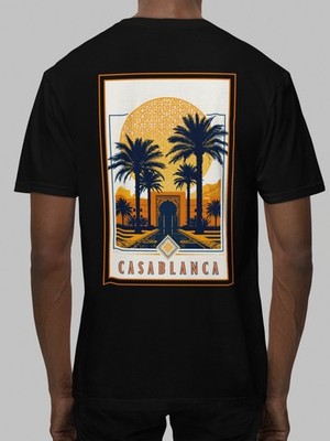 Casa Oasis Unisex T-Shirt #05 Schwarz