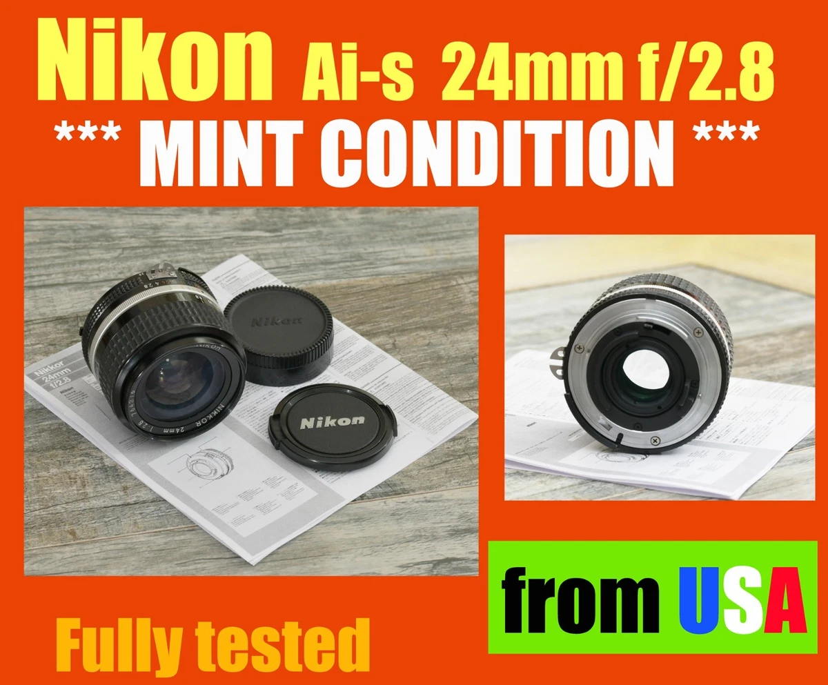Nikon f/2.8 Camera Lenses 24mm Focal for sale | eBay