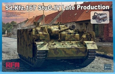 RyeField Model 1/35 RM 5111 RFM Sd.Kfz.167 StuG.IV Late Production w/ Engine