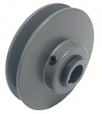 B&B 1VL44X5/8 Variable Pitch V-Belt Pulley, 1 Groove, 4.15" OD, 5/8" Bore Dia