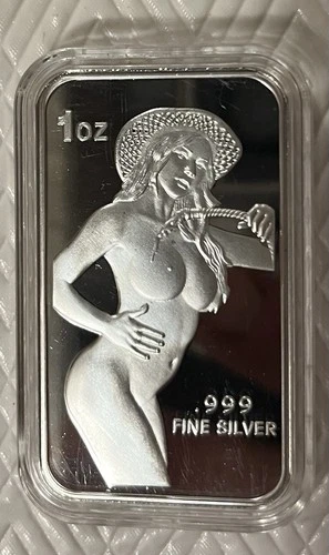 Nude Silver Bullion 1 Ounce In Capsule