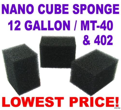 Filtre éponge nano cube MT-40 402/12 gallons - Pack de 2 - Photo 1 sur 1