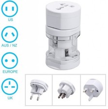 ADATTATORE DA VIAGGIO UNIVERSALE SPINA INGLESE UK CONVERTITORE NUOVO