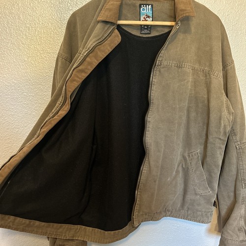 Alf Kuhl Cruiser Canvas Jacket Brown Men’s Size XL AC2 - Picture 15 of 16