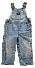OshKosh B'gosh Vestbak Light Blue Denim Overalls 12 Months Carpenter Farm