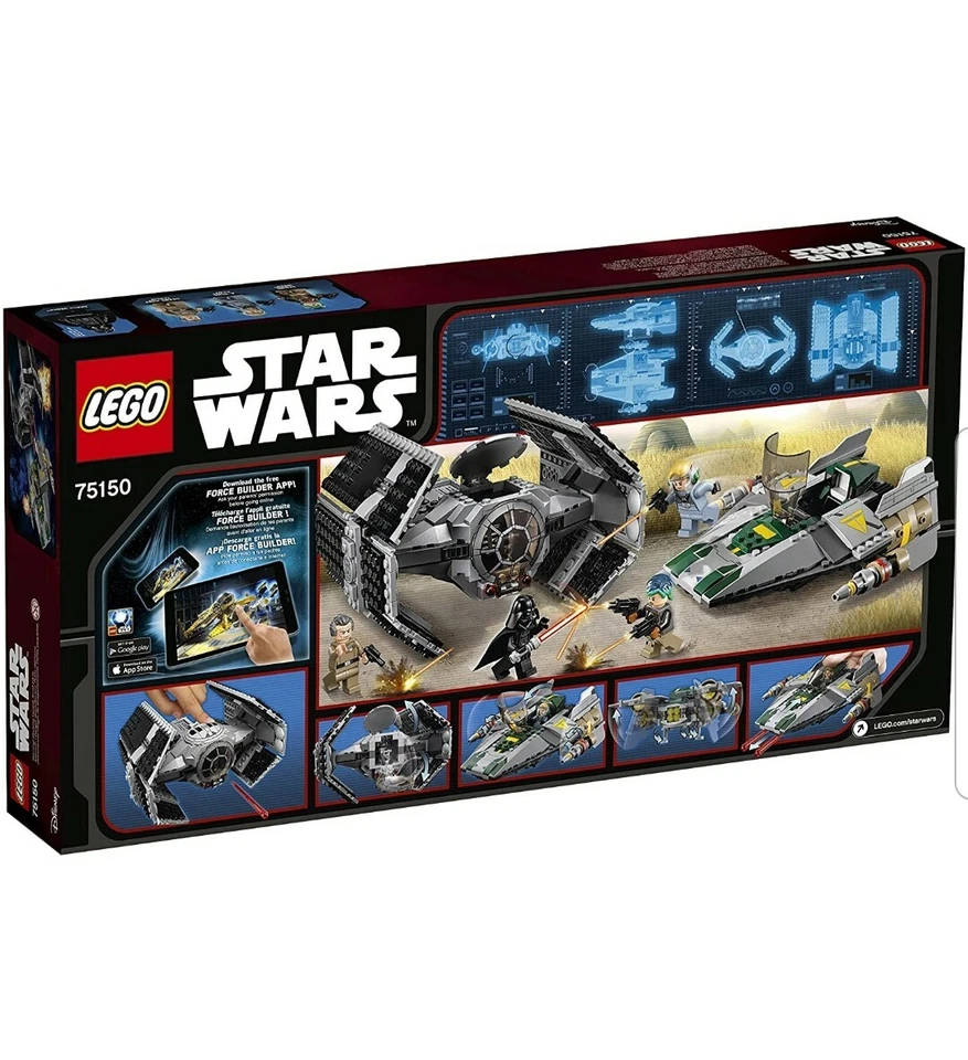 Lego Star Wars 75150 A Wing vs TIE Advanced Darth Vader Nuevo sin abrir - Imagen 2 de 3