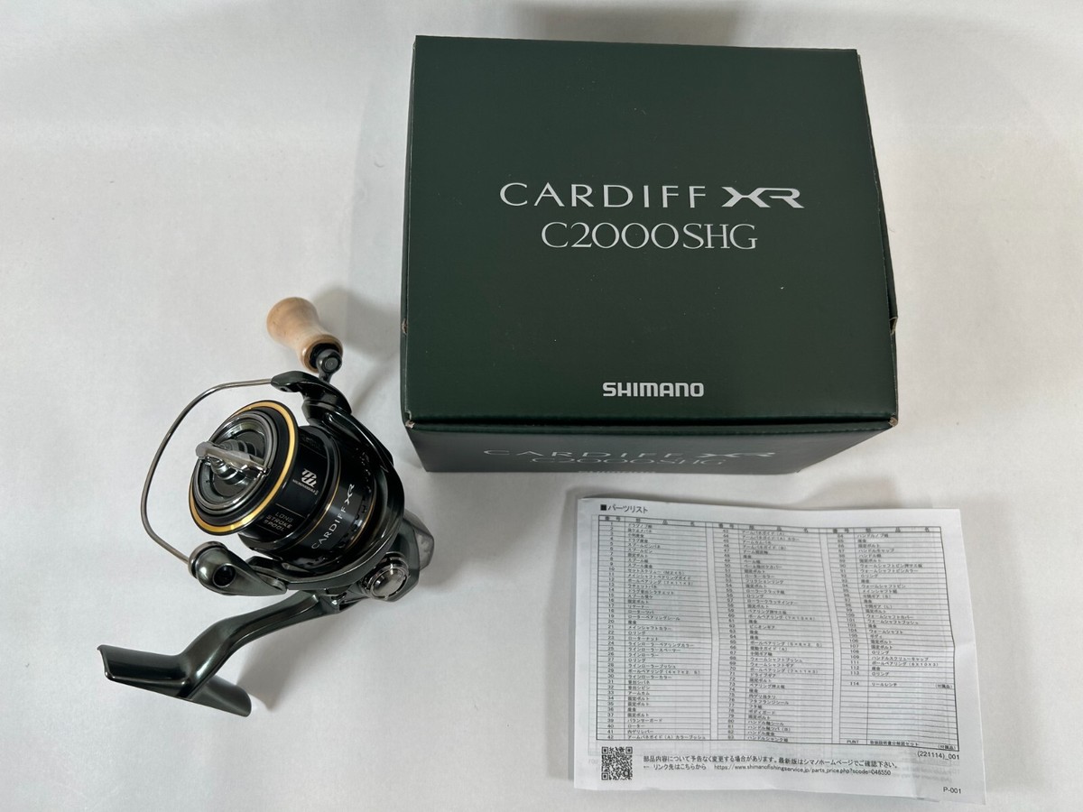 Shimano 23 CARDIFF XR C2000SHG 6.1 Spinning Reel New in Box | eBay