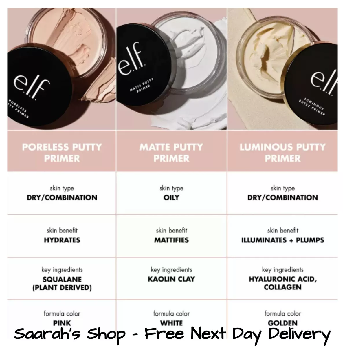 Elf poreless putty sale primer