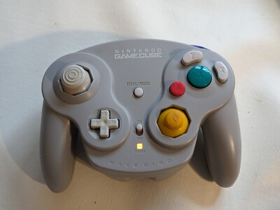 Nintendo WaveBird Wireless Controller Grey No Receiver DOLABLG2 Works