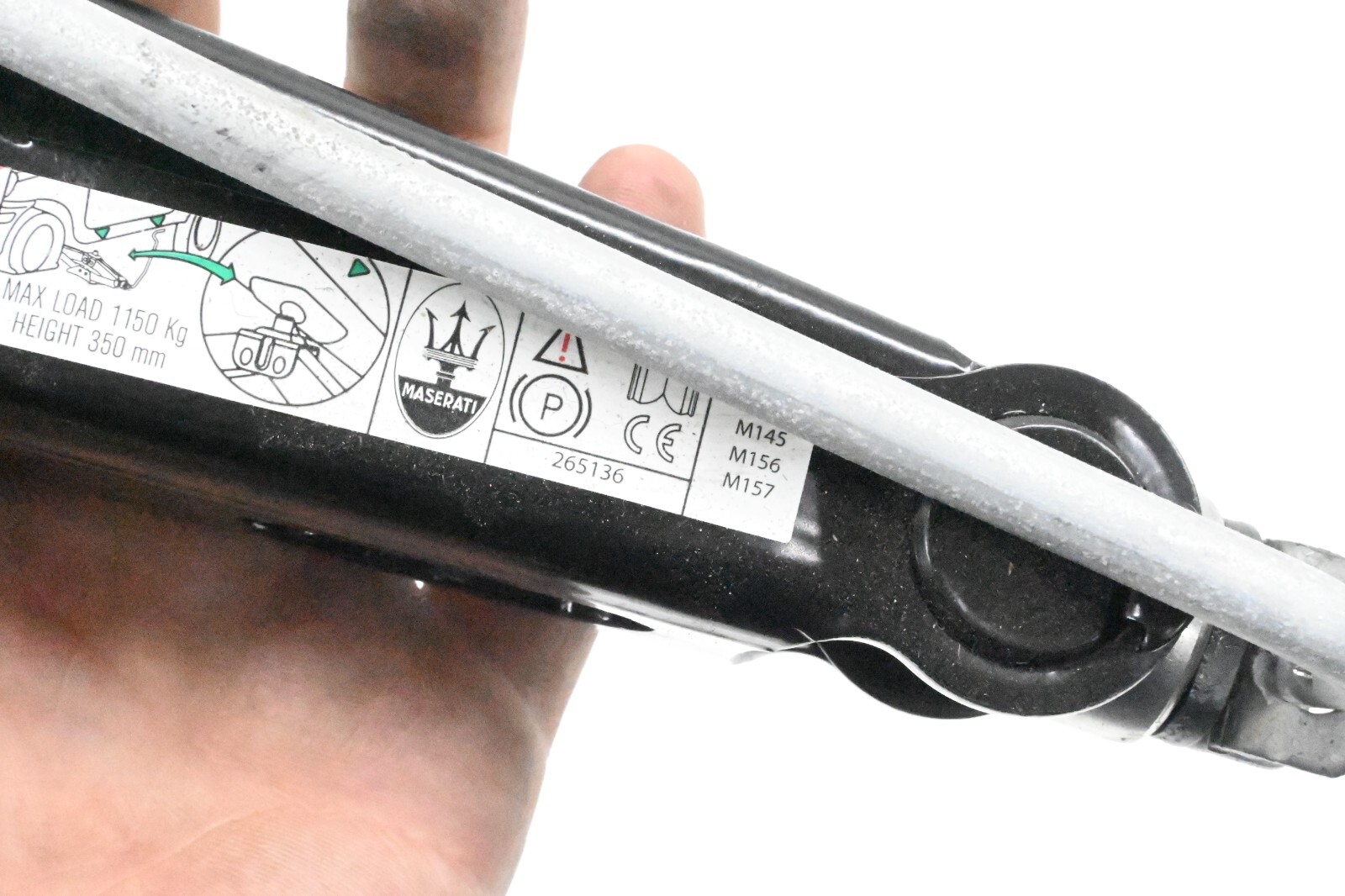 ⭐ 14-19 Maserati Quattr Ghibli Emergency Spare Wheel Tire Lift Jack Tool Oem