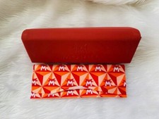New - Morel red magnetic glasses / sunglasses case & cloth - proceeds to charity