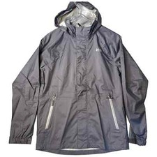 REI CO-OP Boys Jacket XL 18 Gray Windbreaker Full Zipper Hooded Zip Pockets