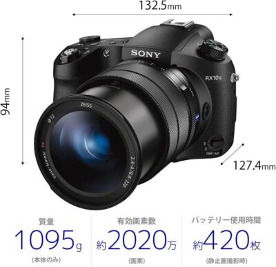 Sony DSC-RX10 III Cyber-shot F2.4 24-600mm Digital Camera Japan