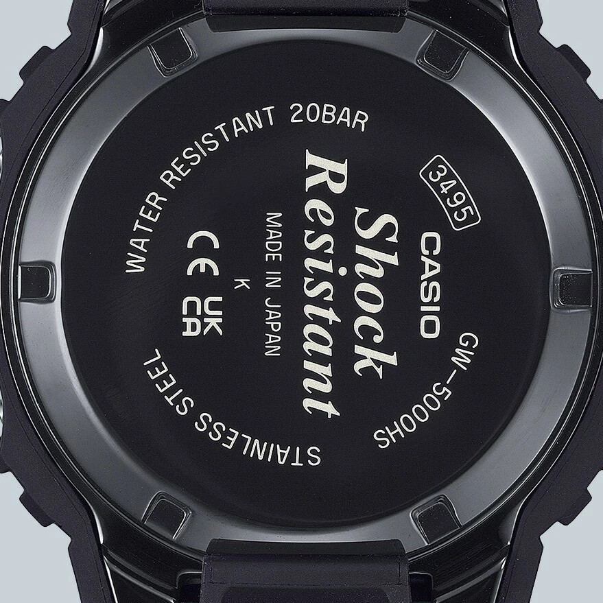 時計 CASIO G-SHOCK GW-5000HS-1JF GW5000HS-1 | G-SHOCK DIGITAL Black | CASIO