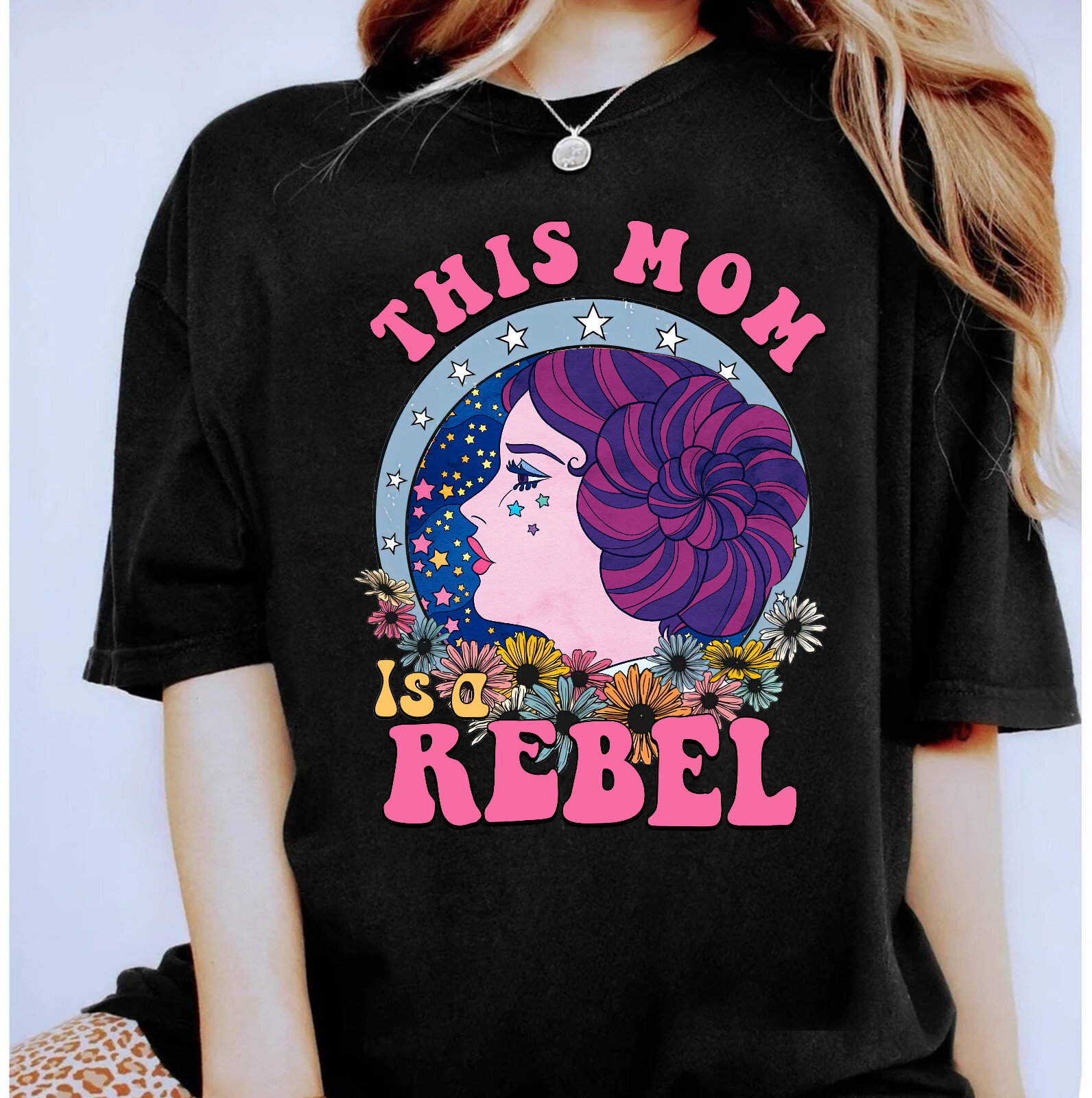 ALTRA Camicia floreale Star Wars Leia This Mom Is a Rebel unisex 320111066
