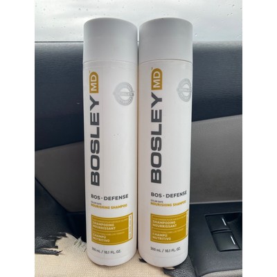 2 BOSLEY MD new Defense Nourishing Shampoo Color Safe Sulfate Free 10.1 fl oz