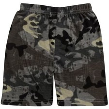 Kids Girls Camo Charcoal Cycling Short Stretchy Gym Summer Knee Length Pant