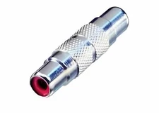 Genuine Neutrik Rean (Model NYS355) RCA female to RCA female adapter