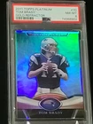 2011 Topps Platinum TOM BRADY #70 Gold Refractor PSA 8