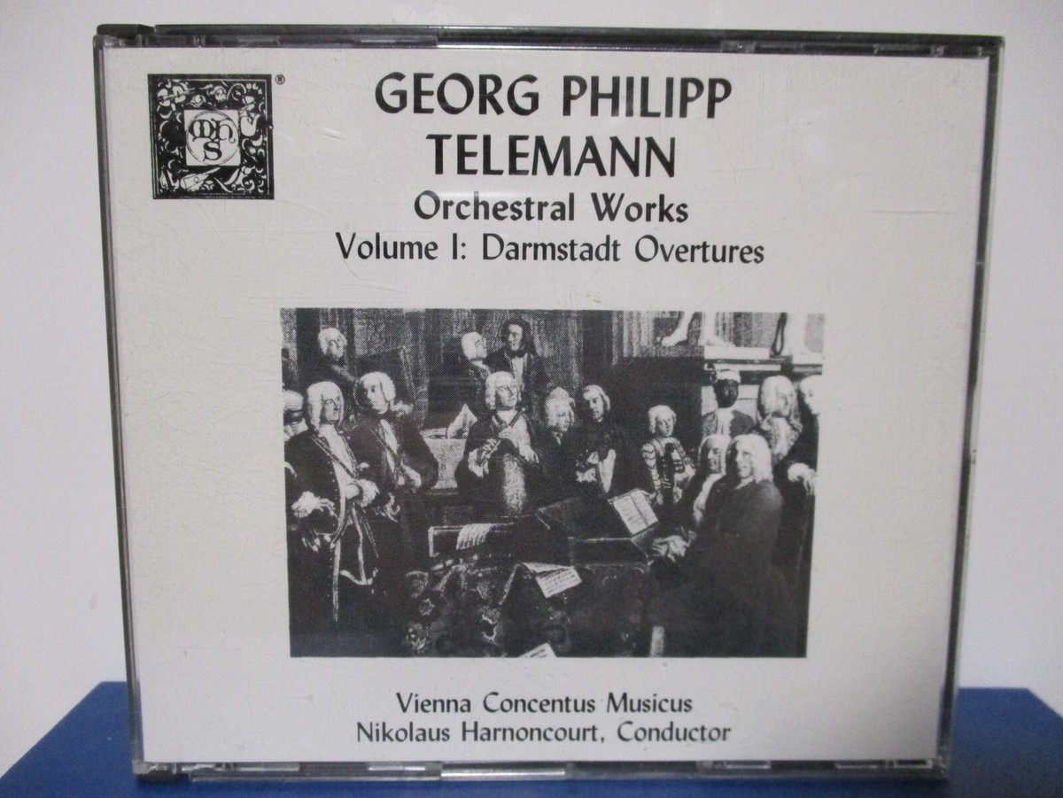 Telemann - Orch. Works Vol. 1 - Darmstadt Overtures - 2 CD Set