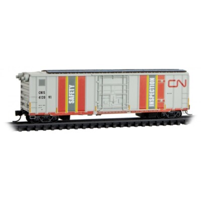Micro-Trains N 02700500 Canadian National Inspection Car 50' Plug Door Boxcar