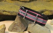 The Ballistic Nylon Strap w/ Polished Hardware By NATO Strap Co.(℠)