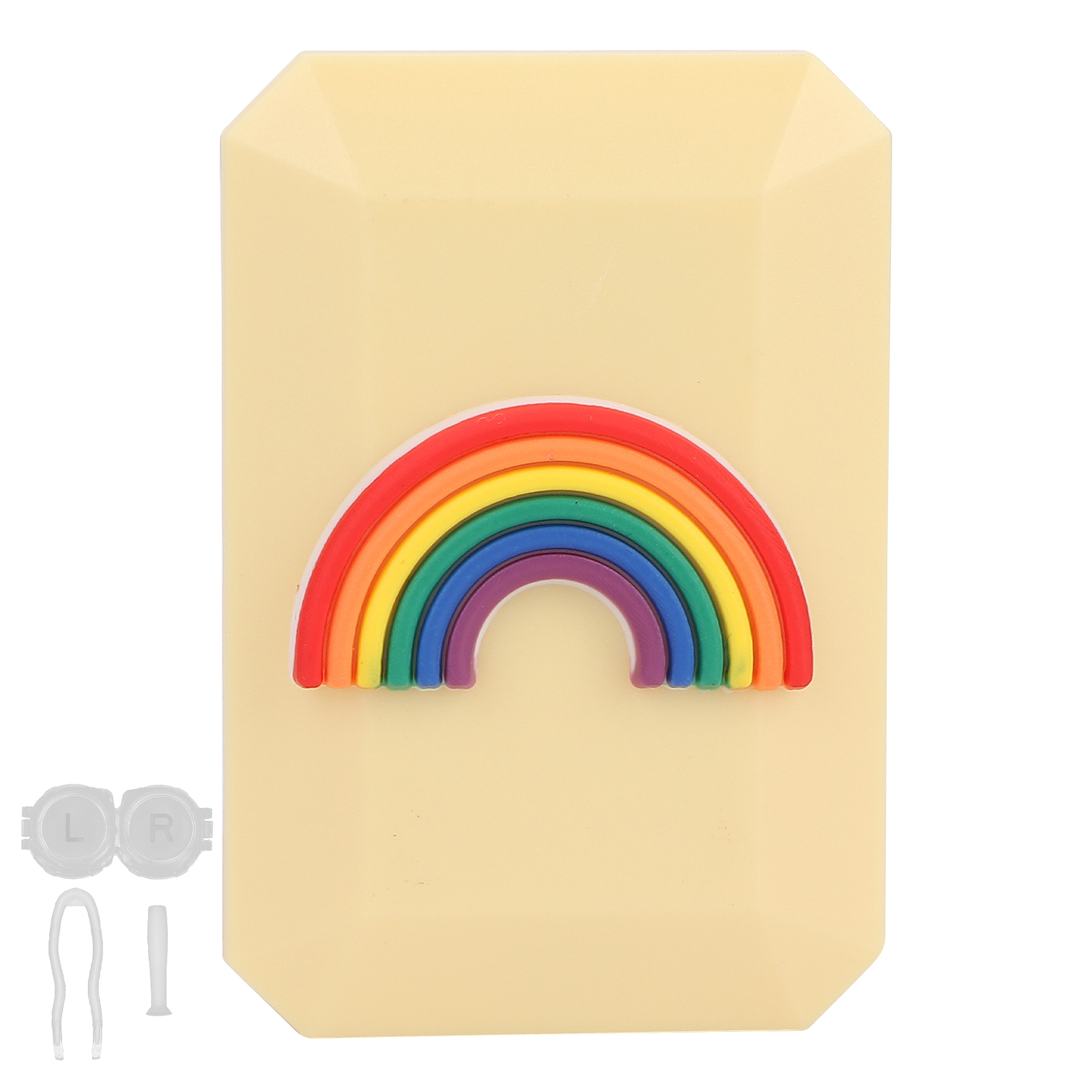 (Yellow)Contact Lens Box Kit Applicator Rod Tweezers Contact Lens Case Hold CMM eBay