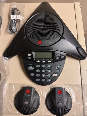 Polycom SoundStation 2 EX With 2 Mics Included (2200-16200-001) (2200-16155-001) – Business