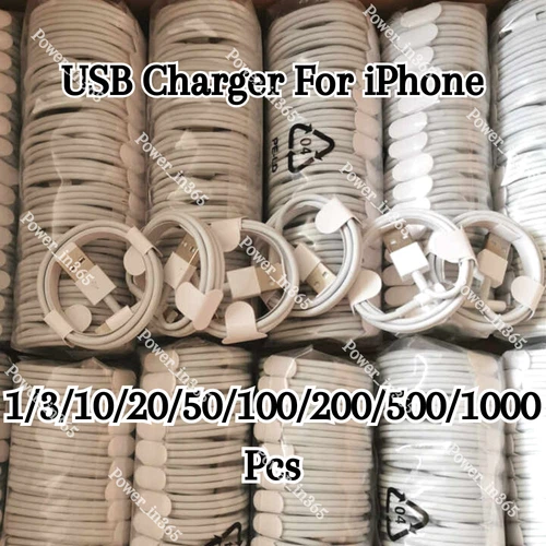 Upgraded USB Charger Cable Cord For iPhone 6 7 8 Plus XR X 11 12 13 14 Wholesale - product listing photo