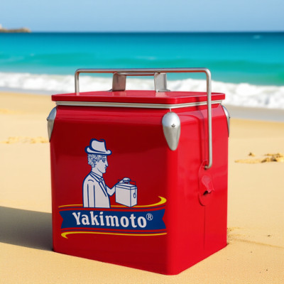 Yakimoto Outdoor Cooler Box 14 Qt Capacity w/ Bottle Opener for Beach Picnic