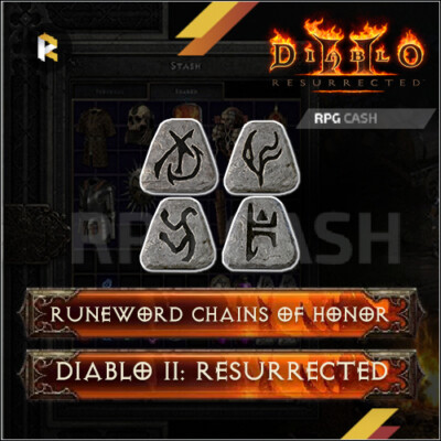 CoH Chains of Honor - Complete Runeword - Diablo 2 Resurrected RoTW D2r Diablo 2