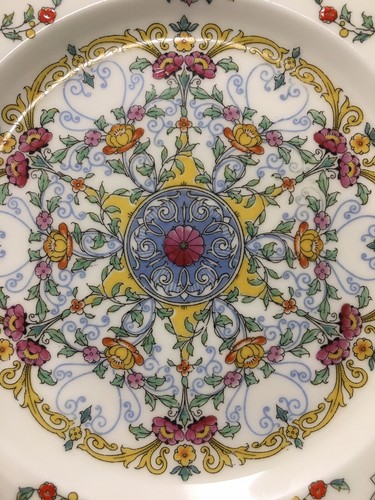 (8) 1926 Royal Worcester “Canopic” 9.25 Inch Art Deco LUNCHEON PLATES #3319/3 - Picture 9 of 11