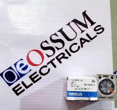 OMRON H3Y-4 ELECTRONIC TIMER 60S TIMING VOLTAGE 24VDC FREE FAST SHIPPING