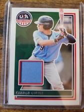 2022 USA Baseball Stars & Stripes Cannon Goldin Materials Jersey #USAM-CG