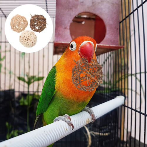 9 Stck. Vogel Kaubälle beißfest Papagei Cocktail Futterkugeln - Bild 1 von 12
