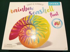 NIB Large Intex Rainbow Seashell Pool Float